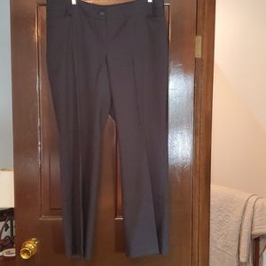 Lane Bryant black pinstripe dress pants